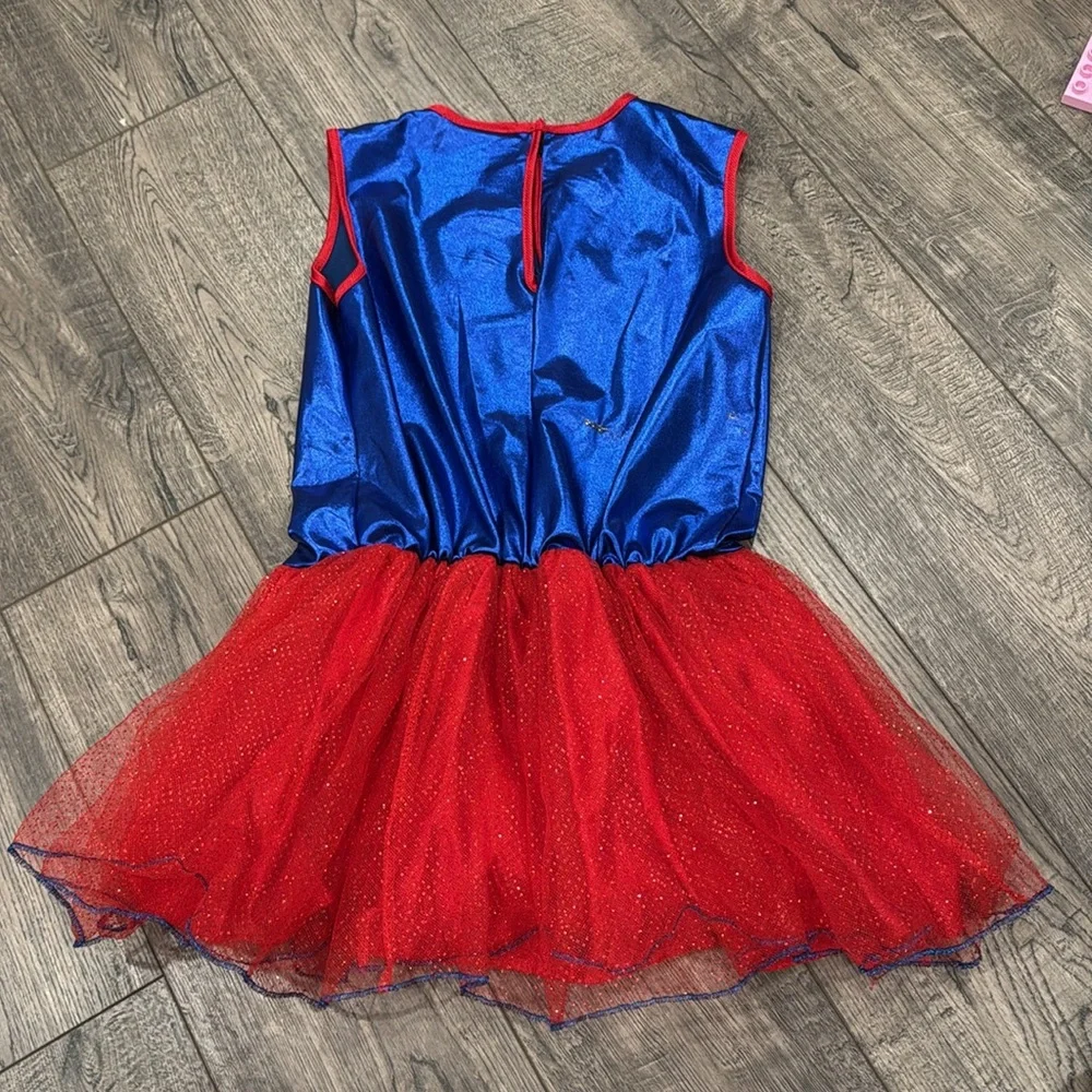 Superhero Kids Costume - Red and Blue 7/8